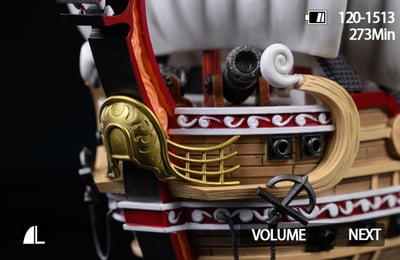 【海賊王】M4工作室-全員船系列 第十一彈 紅髮香克斯船 雷德.佛斯號5