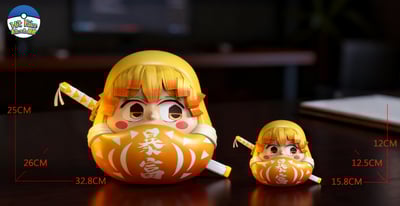 【鬼滅之刃】Hit Face Studio 砸臉工作室－鬼滅達摩系列 第一彈 暴富2