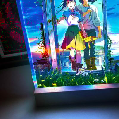 【週邊】阿喵畫社-鈴芽之旅發光特效磚3