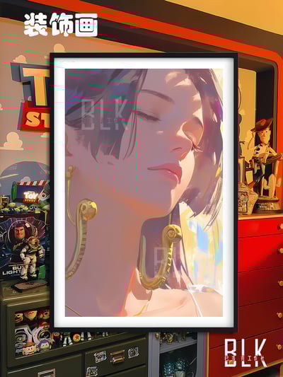 【週邊】巴洛克－海賊王 陽光女帝 裝飾畫&冰箱貼1