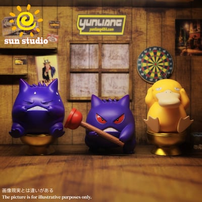 【寶可夢】SUN studio-便秘可達鴨 馬桶可達鴨7