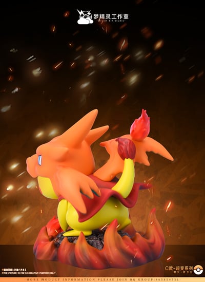 【寶可夢】夢精靈工作室-超變系列 噴火皮卡丘13
