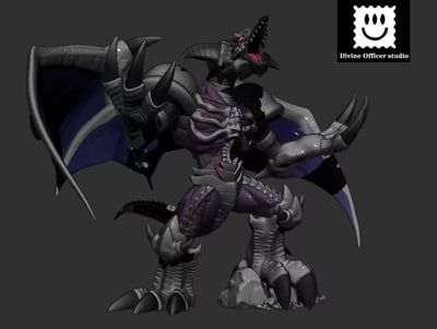 【遊戲王】神官工作室-王國篇怪獸系列 暗黑魔龍2