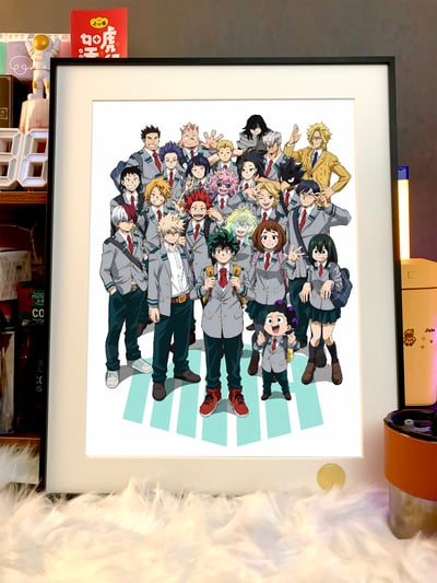 【週邊】星空工作室－我的英雄學院 英雄學院 裝飾畫2