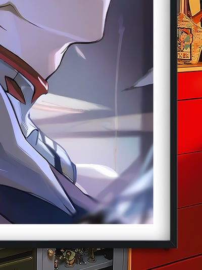 【週邊】巴洛克－新世紀福音戰士 渚薰 裝飾畫&冰箱貼3