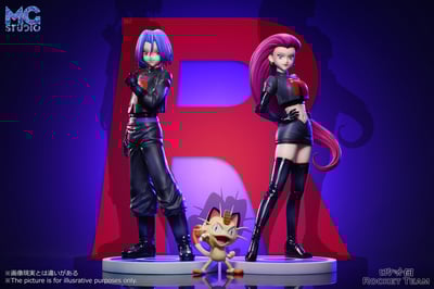 【寶可夢】MG Studio-scaleworld比例世界 火箭隊武藏小次郎及寶可夢3