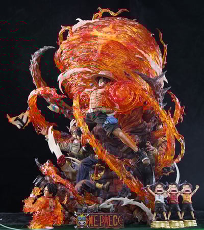 【海賊王】漫奇工作室-艾斯胸像3