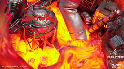 【正版授權】Origin Studios-經典奧特曼艾斯場景雕像10