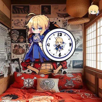 【週邊】阿喵畫社-萌系吾王橫款鐘錶1