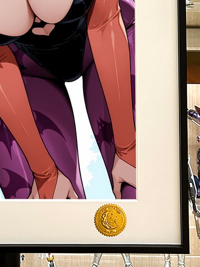 【週邊】星空工作室－惡魔戰士 莫莉卡 裝飾畫4