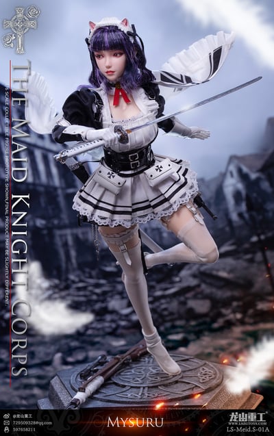 【正版授權】龍山重工－LS-Meid.S-01 女僕騎士團 狙擊手米蘇＆擲彈兵安琪拉9