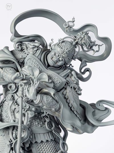 【白模】田也工作室-鐵佛寺（海外現貨）3