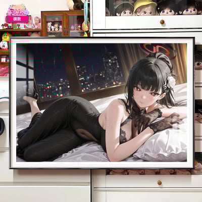 【週邊】阿喵畫社－蔚藍檔案 墨紗韻 禮服調月莉音1