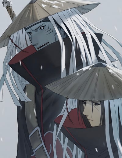 【週邊】H2工作室－火影忍者 鼬鬼鮫 裝飾畫3