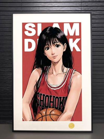 【週邊】H2工作室－灌籃高手 赤木晴子 裝飾畫2