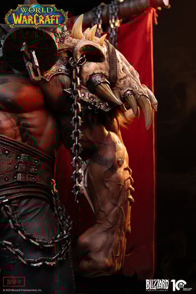 【正版授權】開天工作室－魔獸世界 加爾魯什·地獄咆哮 1/3全身像10