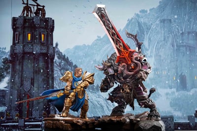 【魔獸世界】嘲顱工作室-經典舊世系列 第一彈 人類大元帥VS牛頭人督軍1