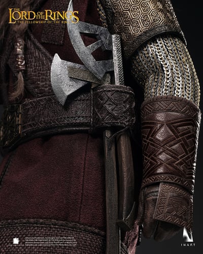 【正版授權】INART－魔戒首部曲：魔戒現身 金靂 收藏級可動人偶10