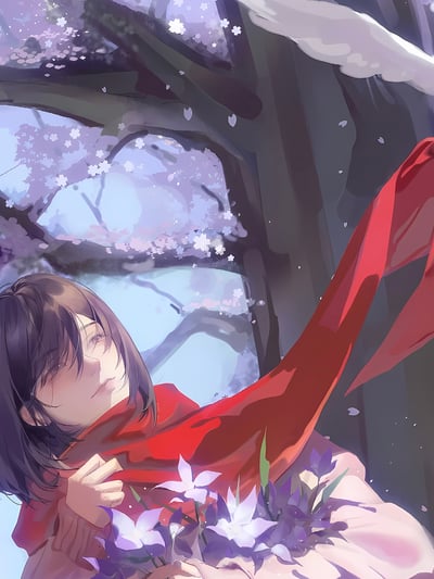 【週邊】星空工作室－進擊的巨人 圍巾三笠 裝飾畫5