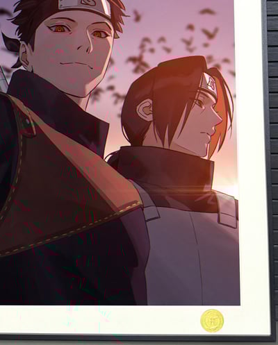 【週邊】H2工作室－火影忍者 止水鼬 裝飾畫4