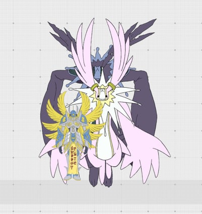 【數碼寶貝】 阿爾法工作室  Ahpla Studio-基路比獸 善/惡4