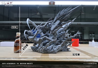 【進擊的巨人】Sure studio－SSS巨人對戰系列 兵長 vs 萊納1