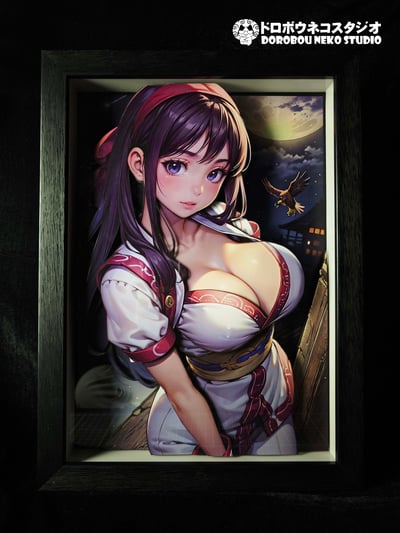 【週邊】泥棒貓工作室-侍魂 娜可露露 立體裝飾畫2