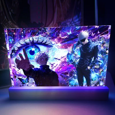 【週邊】阿喵畫社-術式反轉 五條悟發光卡磚1