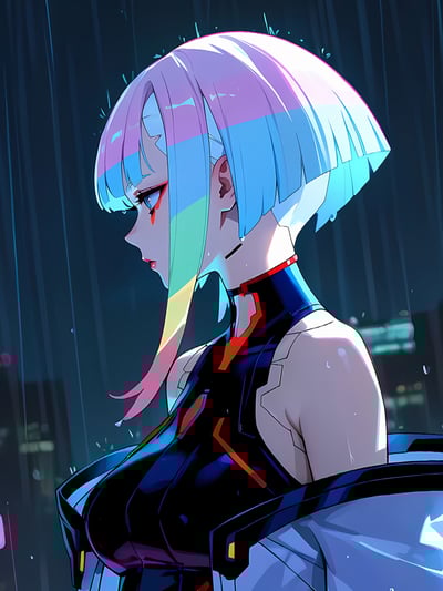 【週邊】星空工作室－賽博龐克：邊緣行者 雨之露西 裝飾畫4