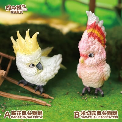 【原創授權】傑刻動漫 x 動物幫-啥鳥？系列 第三彈 小葵花鸚鵡&米切爾鸚鵡2