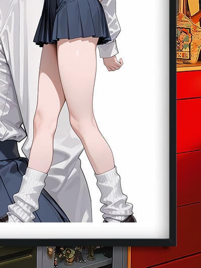 【週邊】巴洛克－鏈鋸人 蕾塞同學 裝飾畫&冰箱貼3