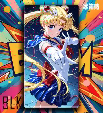 【週邊】巴洛克－美少女戰士 水手月亮 裝飾畫&冰箱貼5