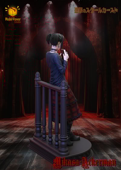 【進擊的巨人】Model Power studio-進擊的巨人 第六彈 番外篇 進擊的學校階級 美高三笠4