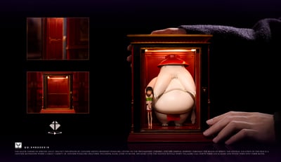 【宮崎駿】白鹿-studio-宮崎駿桌面款 第一彈 千尋與蘿蔔神1