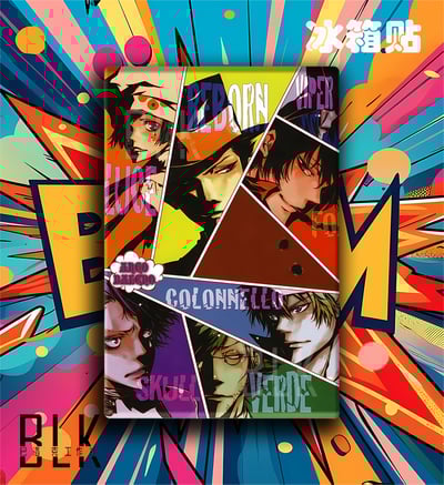 【週邊】巴洛克－家庭教師 彩虹七子 裝飾畫 & 冰箱貼4