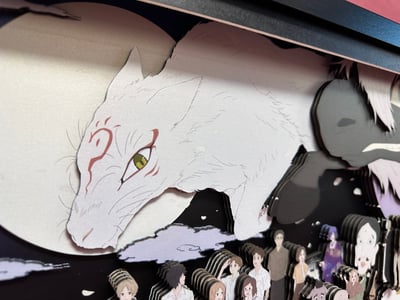 【週邊】凹凸Panda工作室-夏目友人帳3D手工紙藝立體畫4