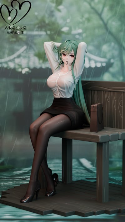【碧藍航線】MoeCute（萌愛）-利托里奧 濕身OL服5