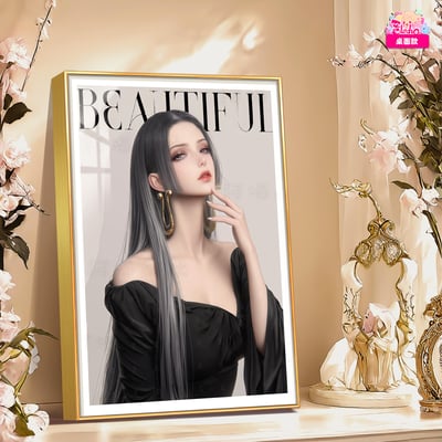 【週邊】阿喵畫社－墨紗韻 凝香 波雅・漢庫克女帝 裝飾畫1