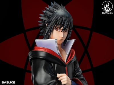 【火影忍者】圓火工作室-雙人羈絆 黑袍高冷男 佐助3