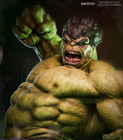【漫威】品匠IRON x JCOLLECTIONSPH-MQ066 綠巨人 Hulk3
