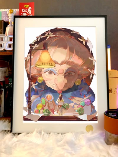 【週邊】星空工作室－千與千尋 湯婆婆 裝飾畫3