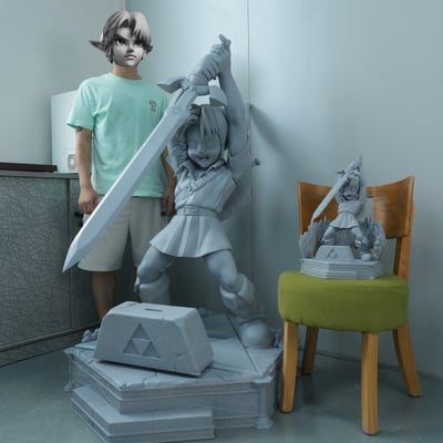 【薩爾達傳說】KINTSUKUROI CREATIONS－Young Link Pulling Master Sword11