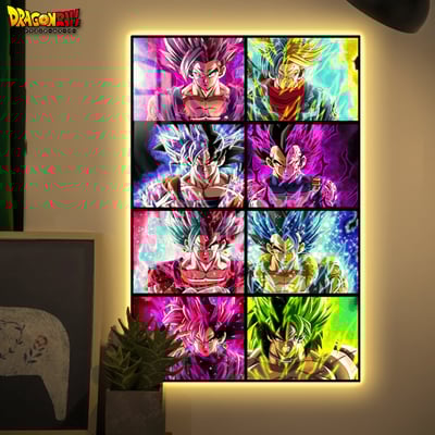 【週邊】阿喵畫社-七龍珠八宮格燈帶畫3