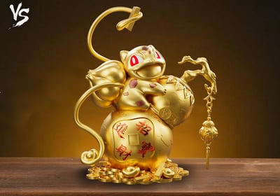 【寶可夢】VS模玩-家居系列 17 福祿招財妙蛙種子1