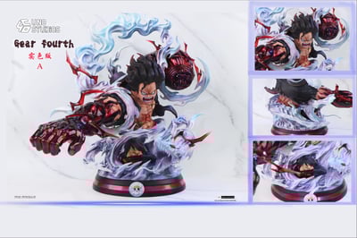 【海賊王】UNO工作室－蛇人 路飛 GEAR FOURTH 胸像1