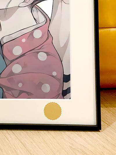 【週邊】星空工作室-晚安，狛治先生 鬼滅之刃無限城猗窩座戀雪動畫二次元裝飾畫5