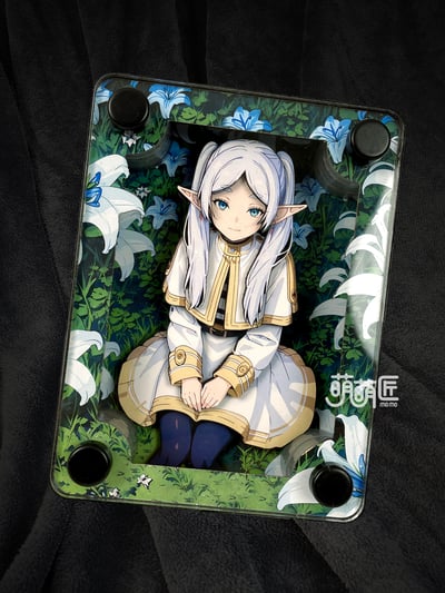 【週邊】萌萌匠-葬送的芙利蓮Frieren魔法花海立體卡磚2