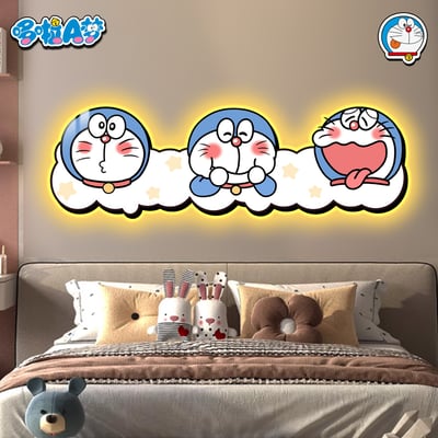 【週邊】阿喵畫社-哆啦A夢床頭燈帶畫2