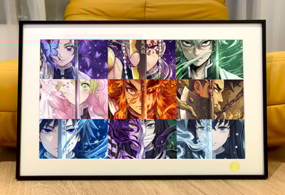 【週邊】星空工作室－鬼滅之刃 九柱之刃 裝飾畫2