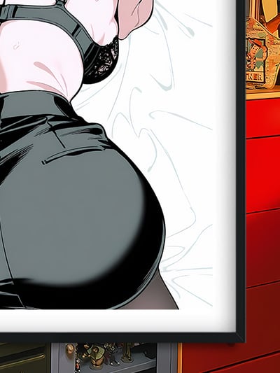 【週邊】巴洛克－鏈鋸人 卧室瑪奇瑪 裝飾畫&冰箱貼3